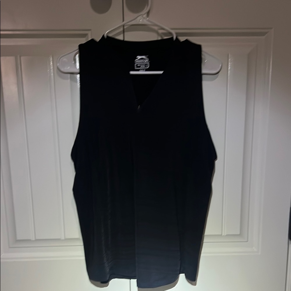 Slazenger Black Tank Top Relaxed Fit Sleeveless